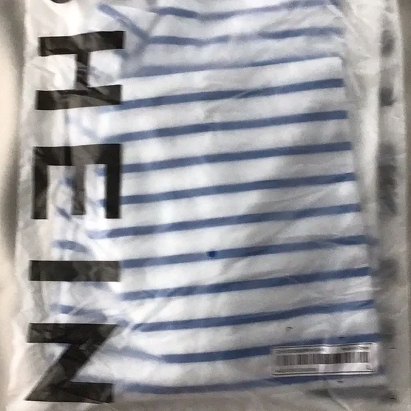 ‼️MOVING‼️ NEW Striped Tee Dress Sz. 8/10 Blue & White. Shirt tail hem - Picture 11 of 11